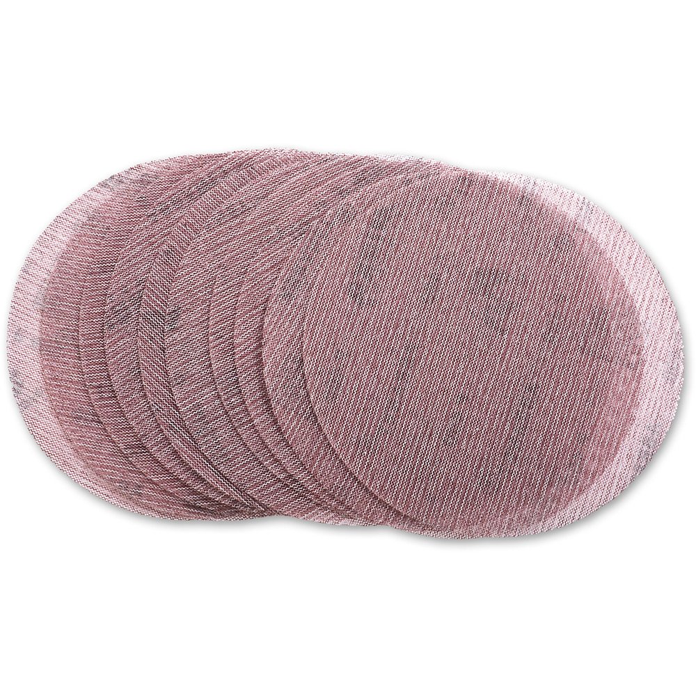 Nettmønstret slipepapir Mirka Abranet AE241F1080; 150 mm; P80; 10 stk