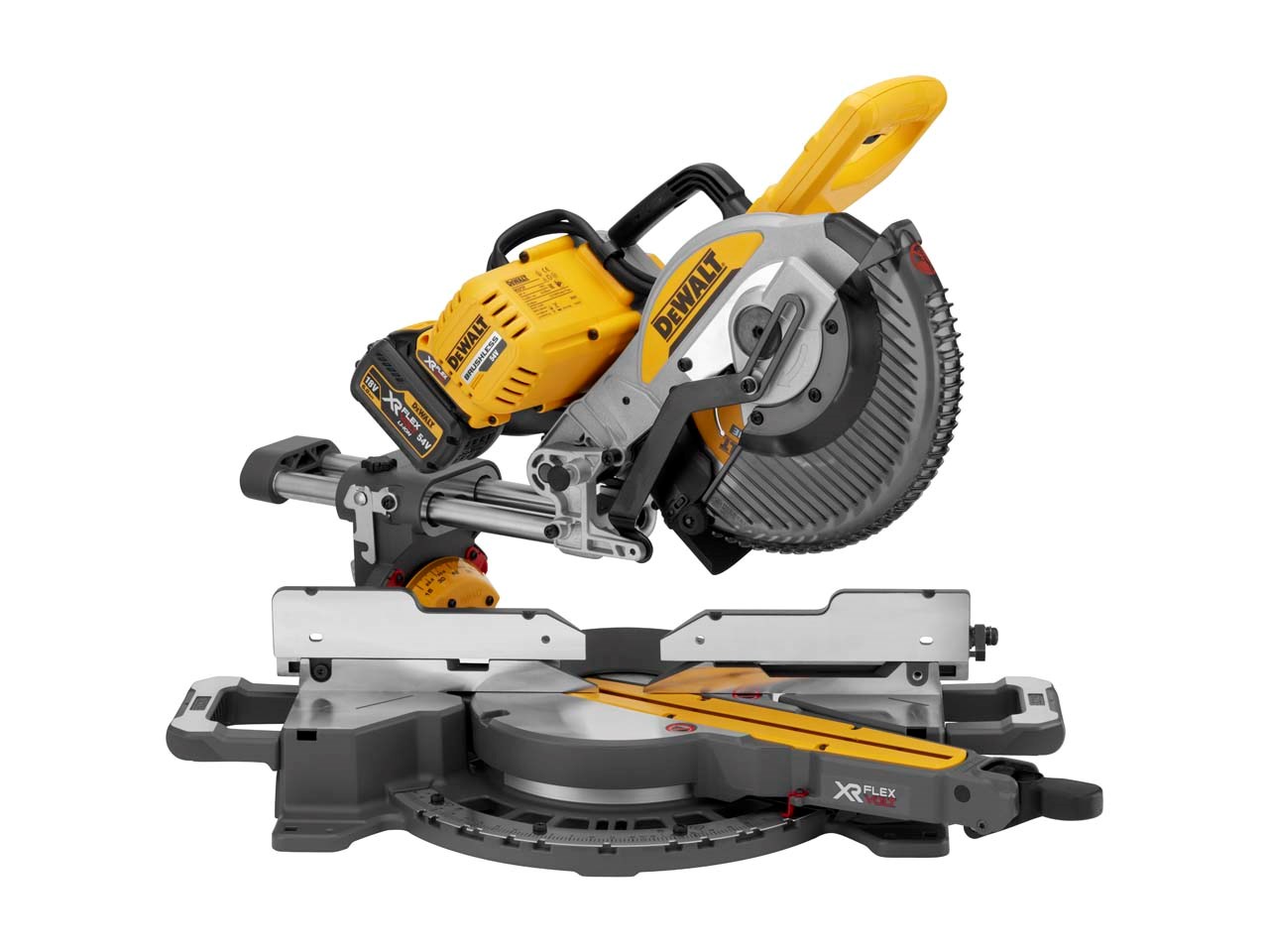 Kapp- og gjærsag DeWalt DCS727T2-QW; 54 V; 2x6,0 Ah batt.