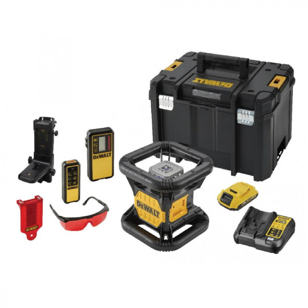 Rotasjonslaser DeWalt DCE079D1R-QW; 18 V; 1x2,0 Ah batt.