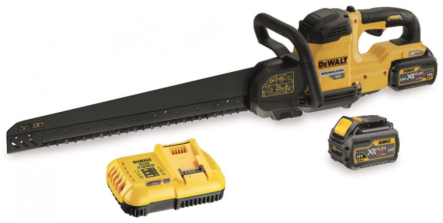 Batteridrevet tandemsag DeWalt DCS398T2-QW; 54 V; 2x6,0 Ah batt.