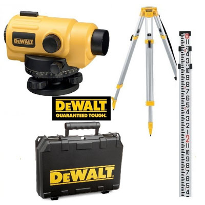 Optisk niveller DeWalt DW096PK-XJ + tilbehør