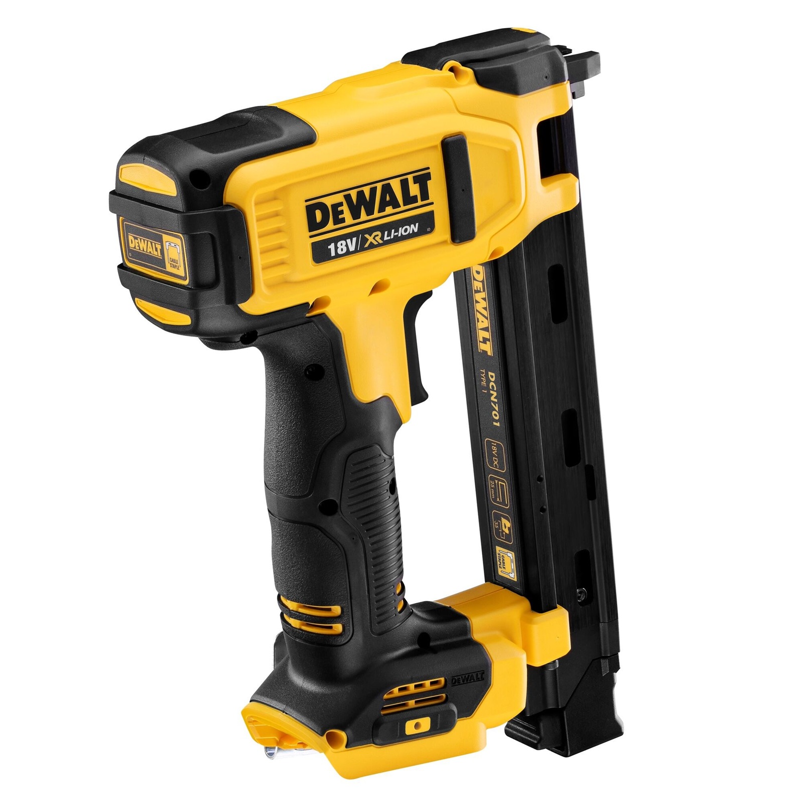 Stiftepistol DeWalt DCN701N-XJ; 18 V (uten batteri og lader)