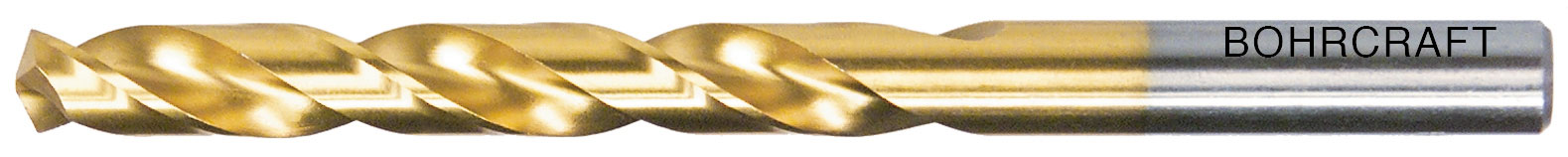 Bor for metall Bohrcraft HSS-TiN; DIN 338; 10x133/87 mm