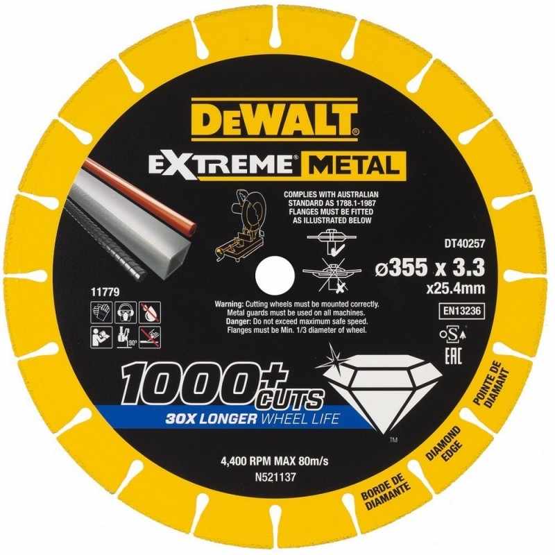 Diamantkappeskive DeWalt DT40257-QZ; 355x25,4 mm