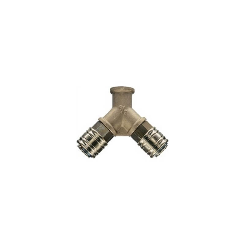 Trykkluft adapter med koblinger  EWO 128.004; 3/8''