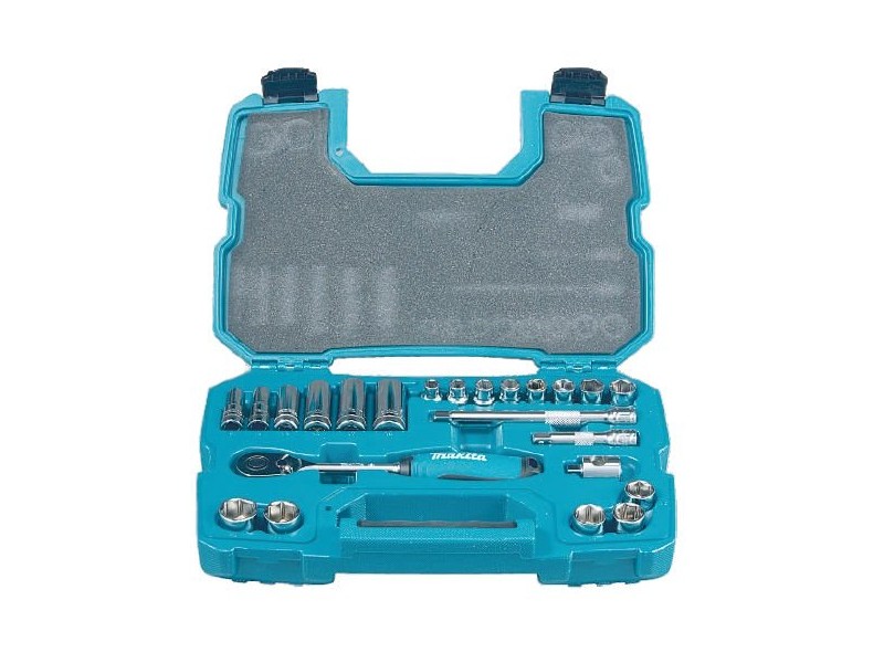 Hylsenøkkelsett Makita B-65573; 3/8''; 23 stk