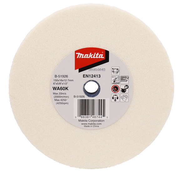 Slipestein Makita B-51926; 150x16x12,7 mm