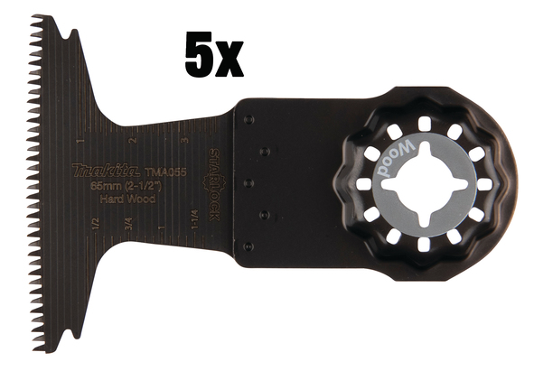 Skjærer for jevn saging Makita B-64892-5; 65 mm; 5 stk