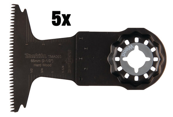 Skjærer for jevn saging Makita B-64901-5; 65 mm; 5 stk