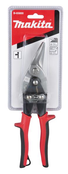 Blikksaks Makita B-65800; for venstre hånd