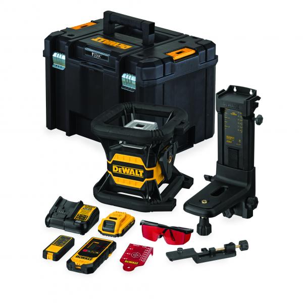 Rotasjonslaser DeWalt DCE080D1RS-QW; 18 V; 1x2,0 Ah batt.