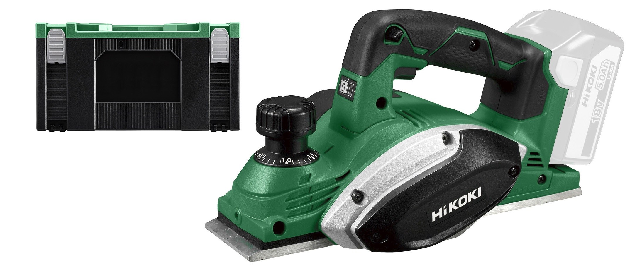 Batteridrevet høvel Hikoki P18DSLW2Z; 18 V; (uten batteri og lader)