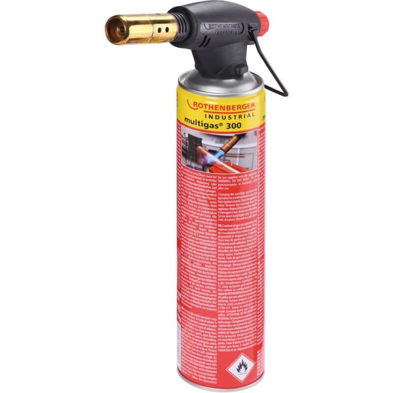 Brenner Rothenberger Rofire Pjezo + Multigas 300; 600 ml