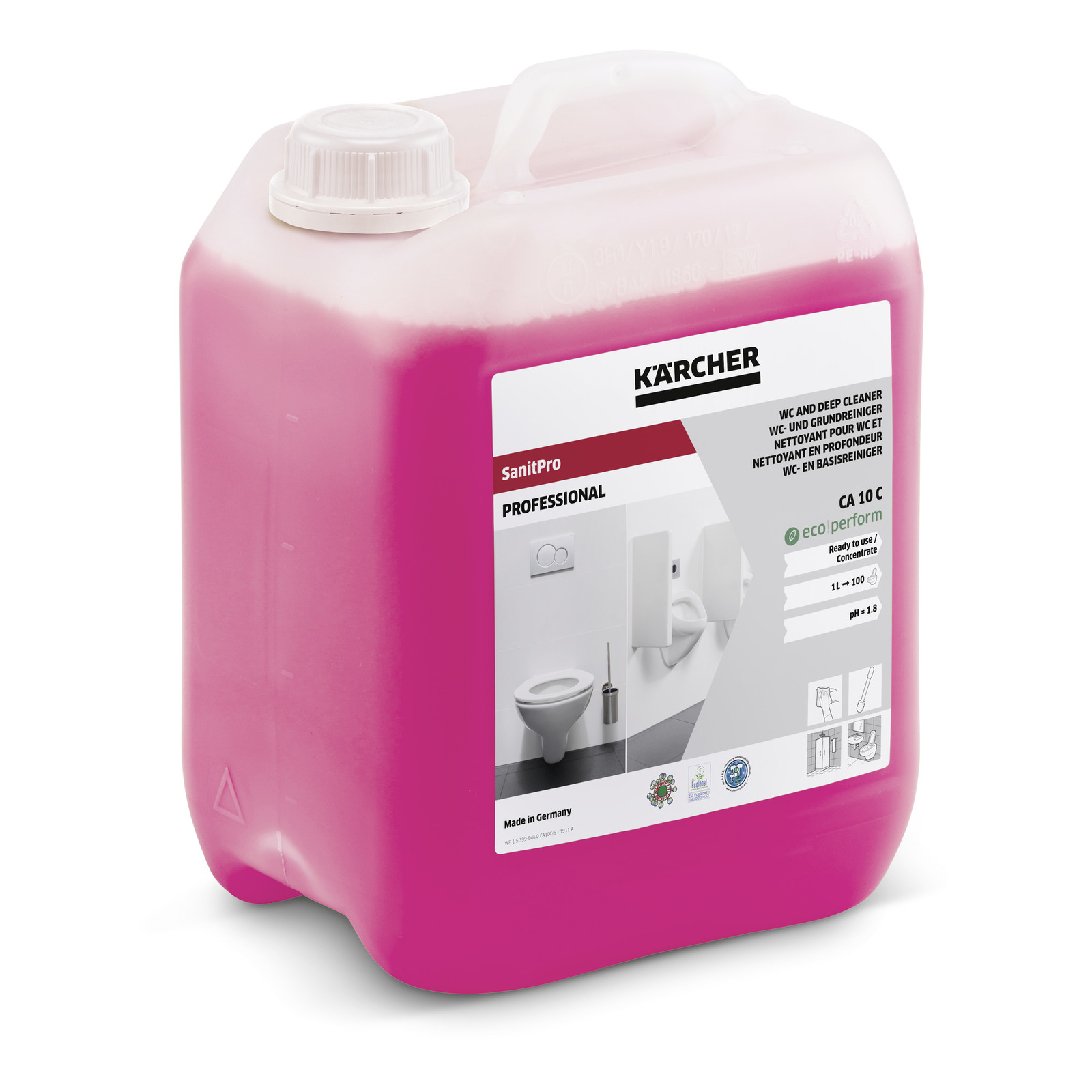 Rengjøringsmiddel Karcher SanitPro CA 10 C eco; 5 l