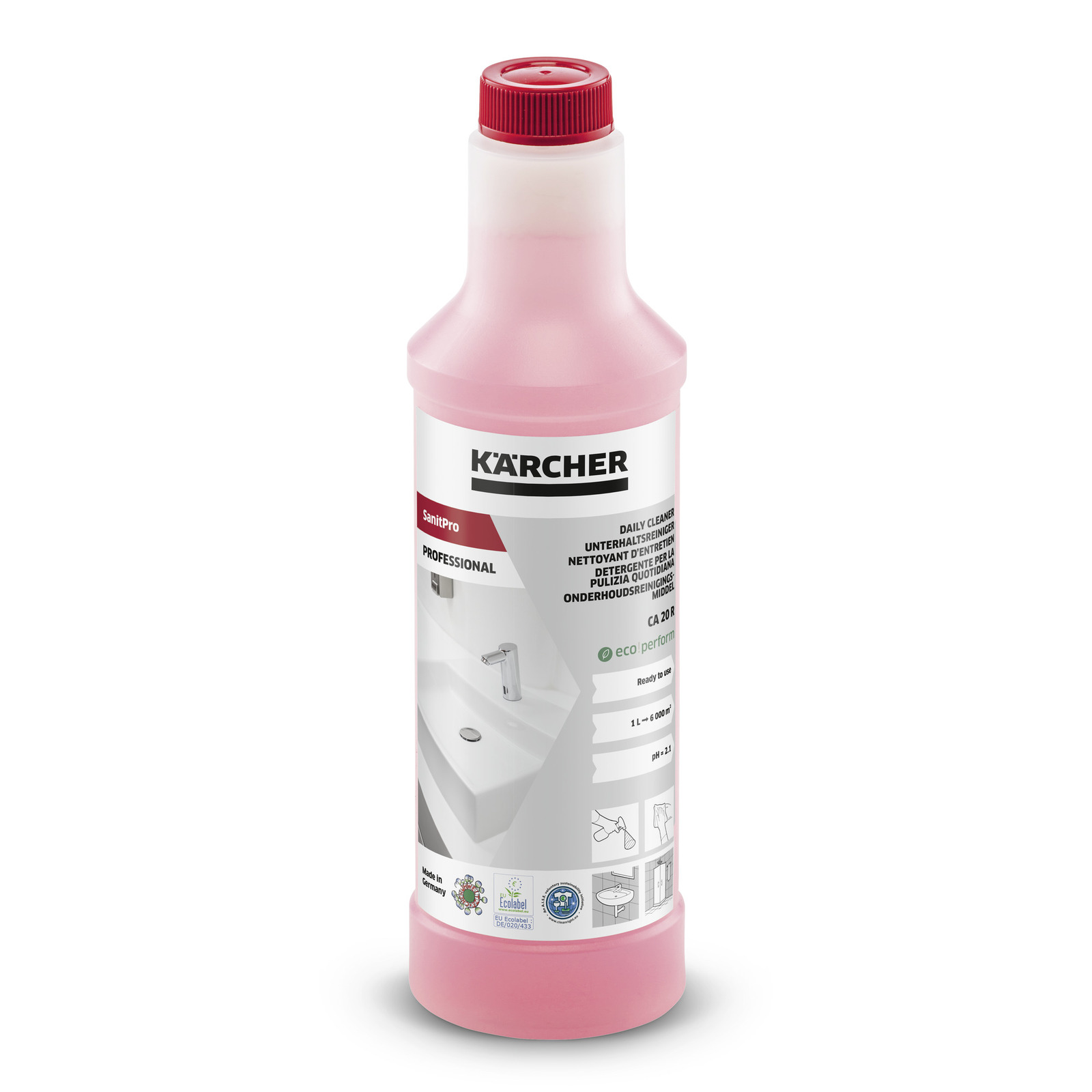 Rengjøringsmiddel Karcher SanitPro CA 20 R eco; 0,5 l