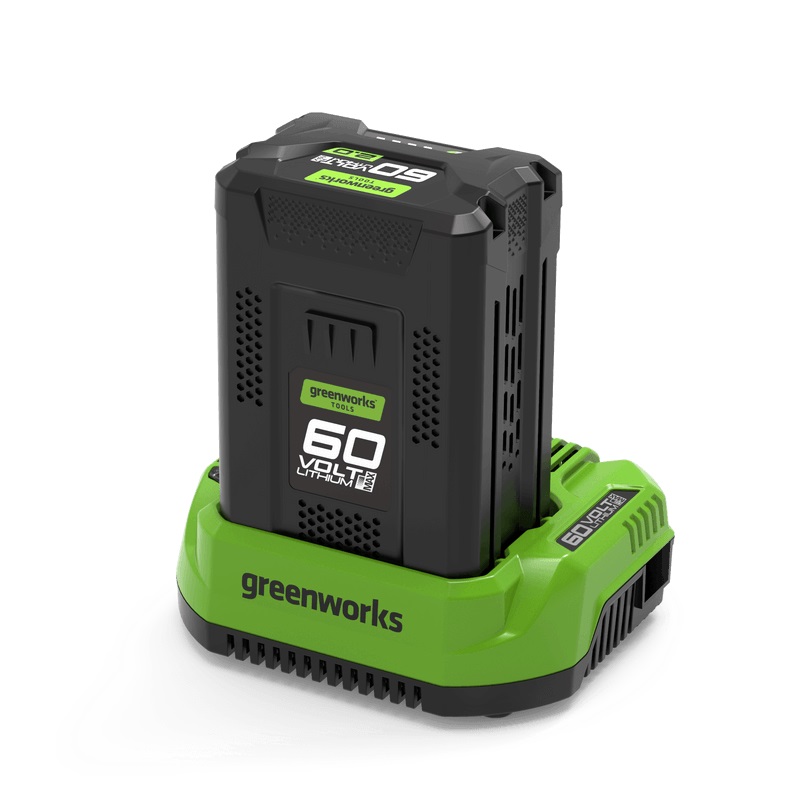 Batteri Greenworks GSK60B2; 60 V; 2,0&nbsp;Ah; Li-ion + lader