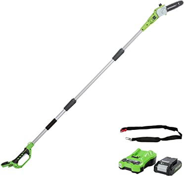 Stangsag Greenworks G24PS20K2; 24 V; 1x2,0&nbsp;Ah batt.