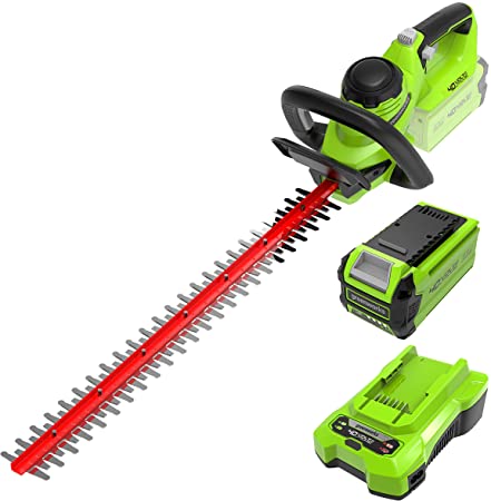Busksaks Greenworks G40HT61K2; 40 V; 1x2,0&nbsp;Ah; 61 cm Lengde: batteridrevet