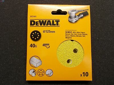 Sandpapir for farge DeWalt DT3101-QZ; K40; 125 mm; 10 stk