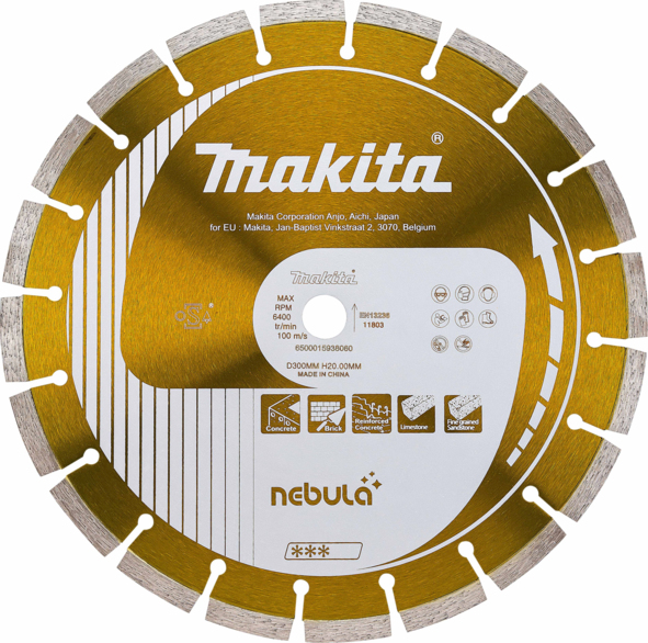 Diamantkappeskive Makita Nebula; 115x22,23 mm