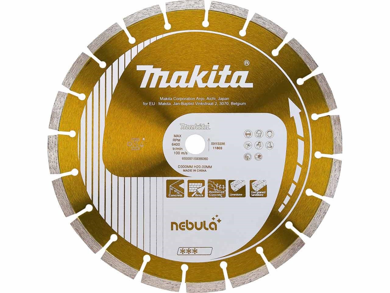 Diamantkappeskive Makita Nebula; 125 mm