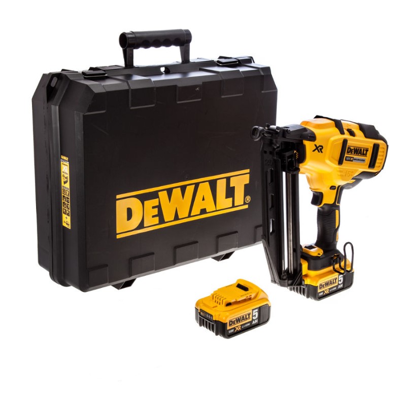 Spikerpistol DeWalt DCN660P2-QW; 18 V; 2x5,0 Ah batt.