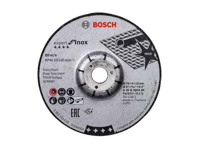 Slipeskive Bosch 2608601705; 76x4 mm; 2 stk