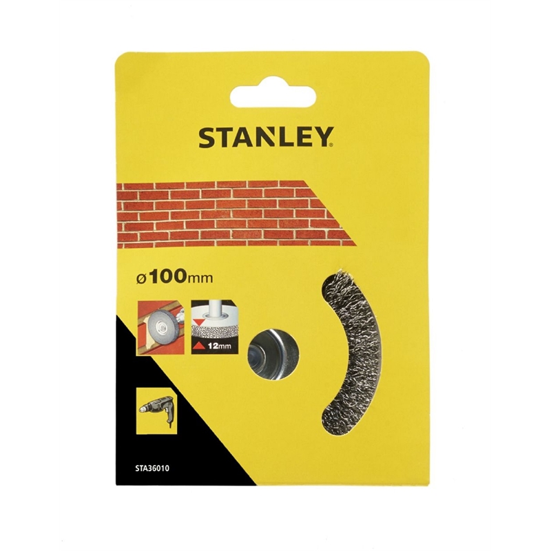 Koppbørste Stanley; 100x12 mm