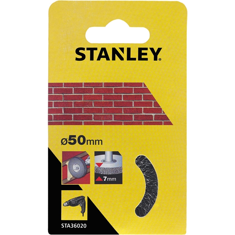Koppbørste Stanley; 50x7 mm