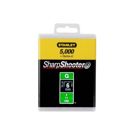 Stifter Stanley; 6 mm; 5000 stk; type G