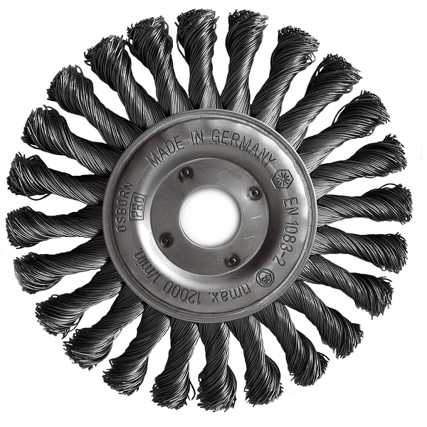 Koppbørste Osborn; 125 mm (uten tillegg til originalemballasjen)
