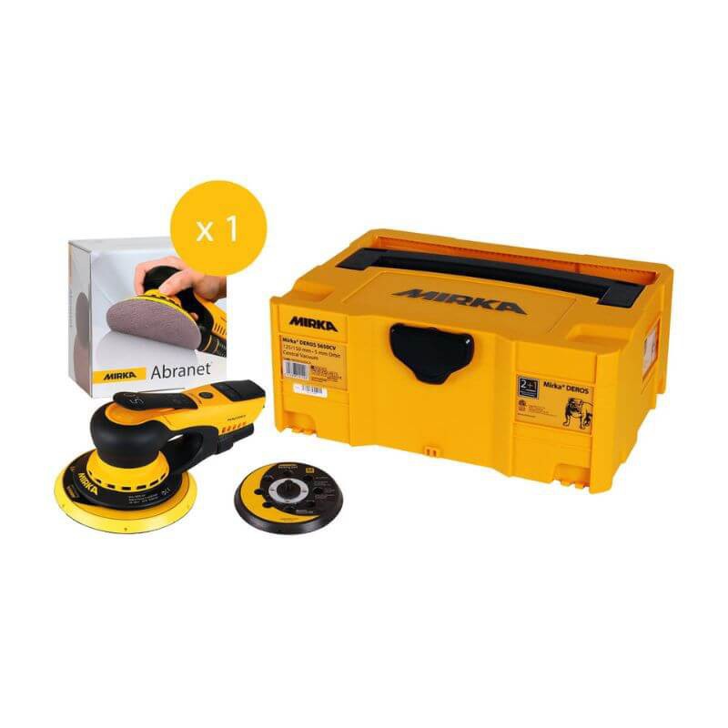 Eksentersliper Mirka DEROS 5650CV; 400&nbsp;W; 125/150 mm