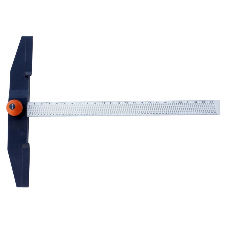 T-formet linjal EDMA 163155; 620 mm