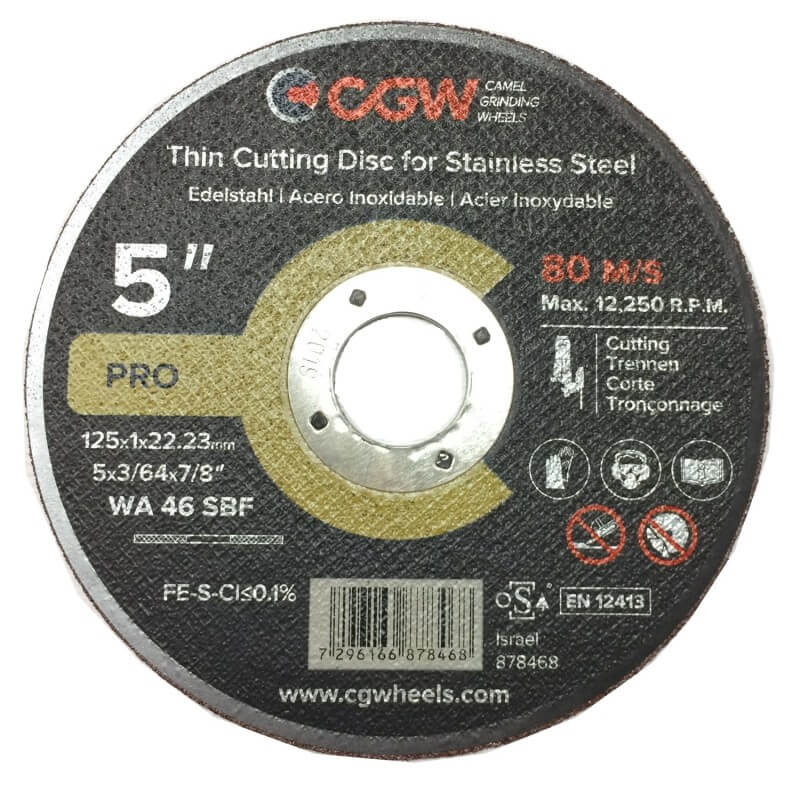 Sagblad for metall CGW; 125x1x22,2 mm; WA 46 SBF