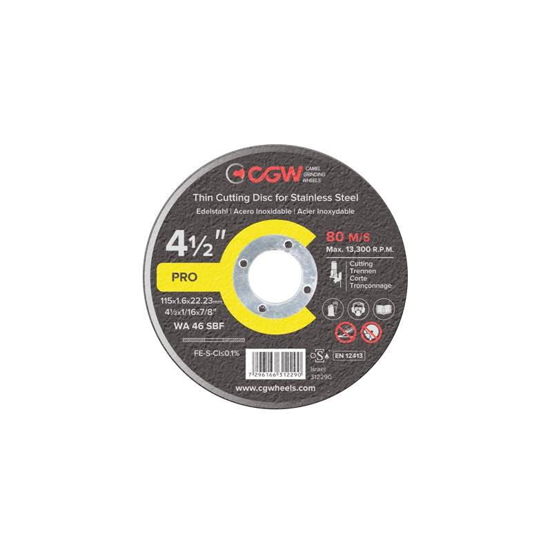 Sagblad for metall CGW; 125x2,0x22,23 mm; INOX ZA 36 SBF