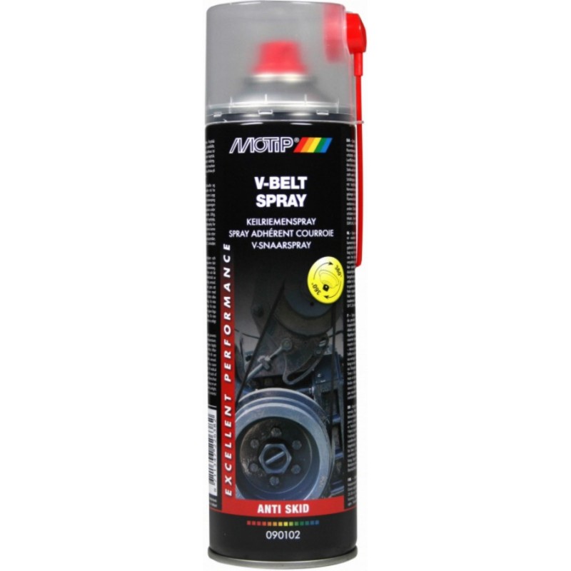 Stroppfriksjon øker sprayen Motip V-BELT SPRAY; 500 ml