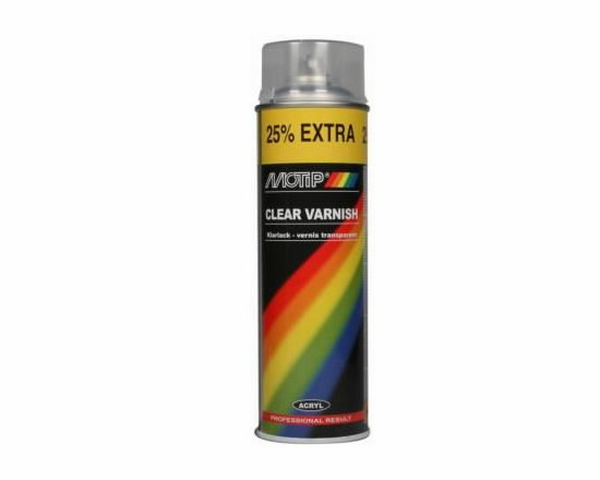 Spray lakk Motip CLEAR VARNISH; 500 ml; blank