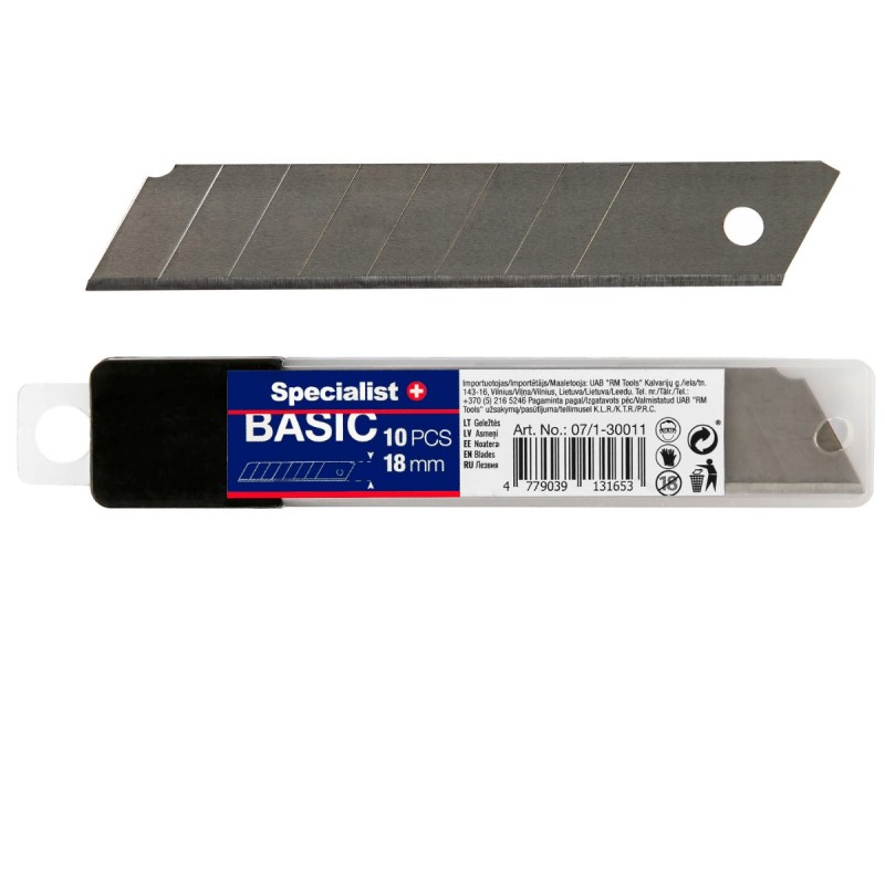 Bryteblad Specialist Basic; 18 mm; 10 stk
