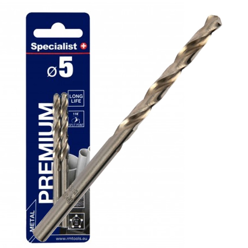 Bor for metall Specialist Premium; 5,2x86 mm; 2 stk
