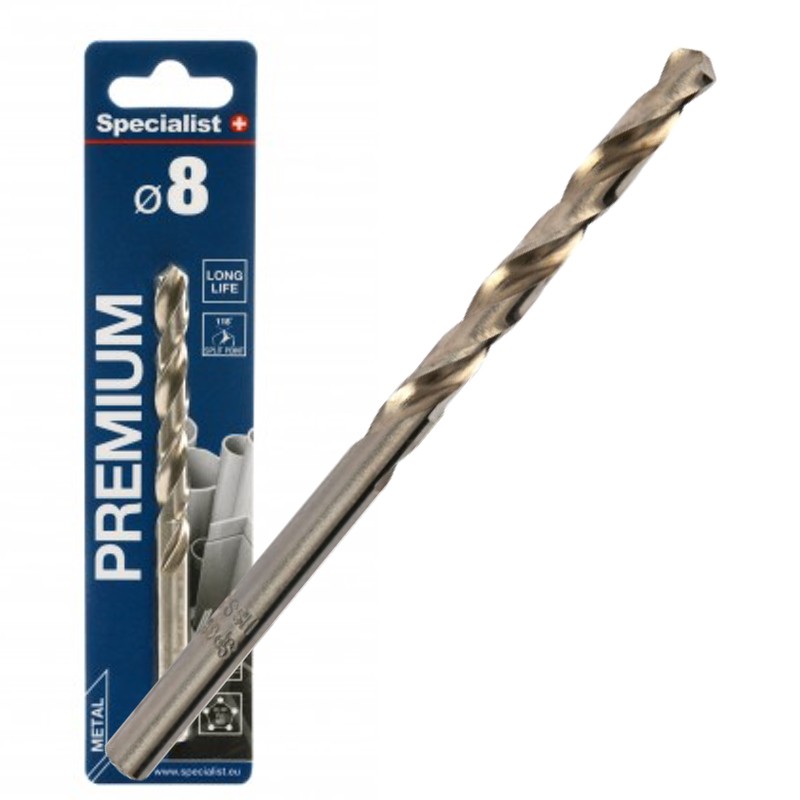 Bor for metall Specialist Premium; 8x117 mm