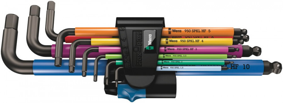 Unbrakonøkler Wera 950 SPKL / 9 SM HF Multicolour; 1,5-10 mm