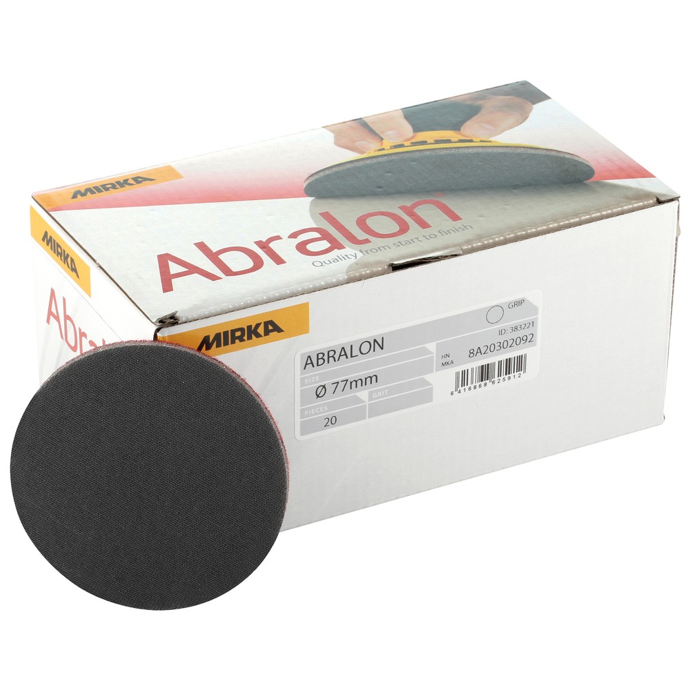Slipeskive Mirka Abralon 8A20302092; 77 mm; P1000
