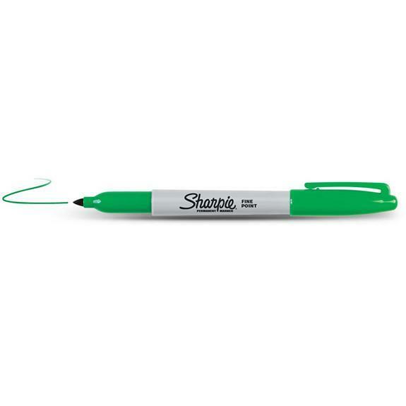 Merkepenn Sharpie Fine; grønn farge