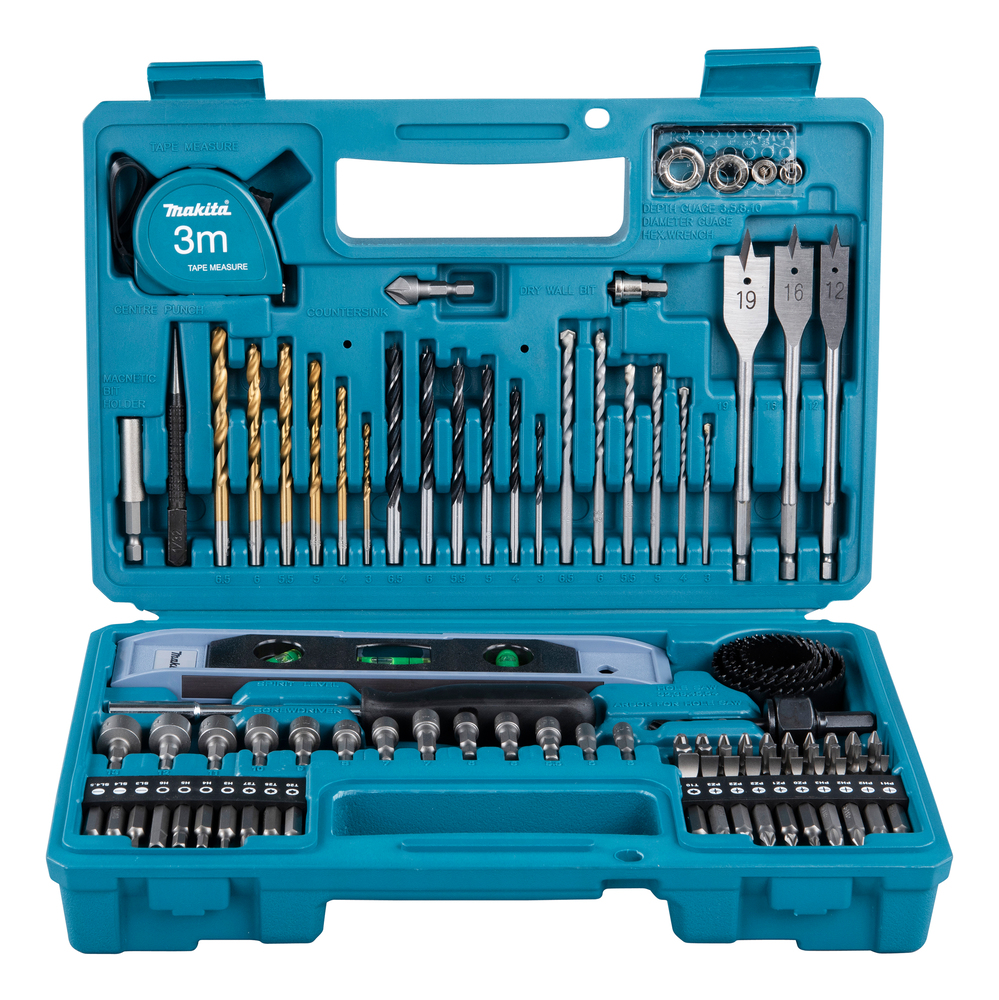 Bor- og skrutrekkersett Makita E-10730; 102 stk