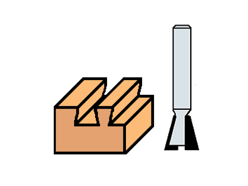 Senk- / gradfres Virutex 5040122; 19 mm