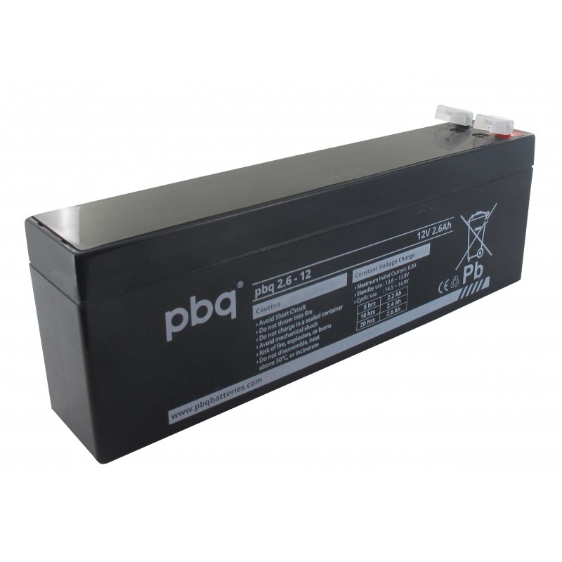 Batteri MTD 725-06098; 12 V; 2,6 Ah