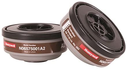 Gassfilter  Honeywell A2 N-Series; 2 stk