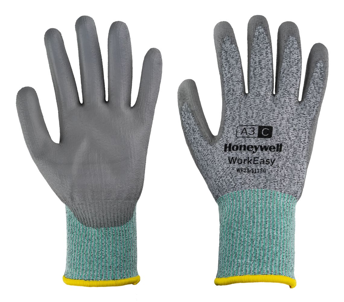 Hansker Honeywell WorkEasy 13G GY PU A3/C; 8/M størrelse