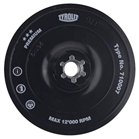 Selvklebende slipeplate Tyrolit 710007; 125 mm; M14; hard