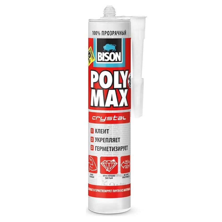 krage Bison 6303206 Poly Max; 300 g; gjennomsiktig